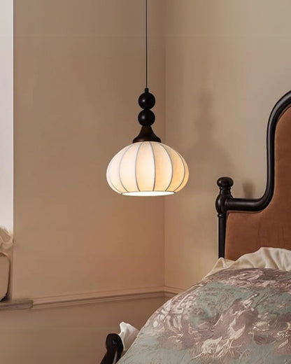 Luxurious Fabric Desk Lamp with Cozy Glow