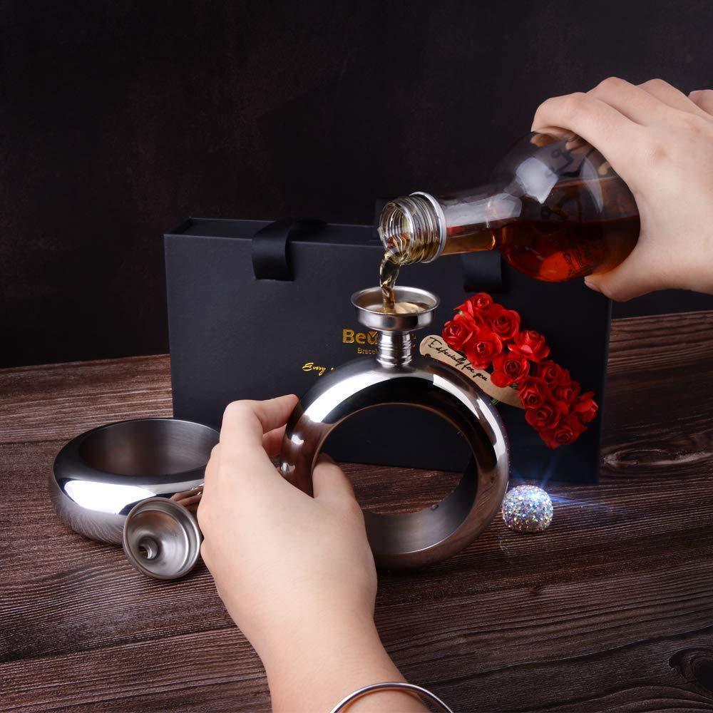 Discreet Flask Survival Wristband