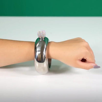 Discreet Flask Survival Wristband
