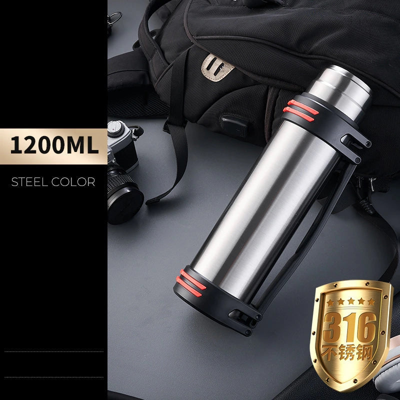 Large Insulated Stainless Steel Water Bottle