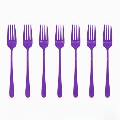 Luxurious Silver Coated Stainless Steel Dinner Fork