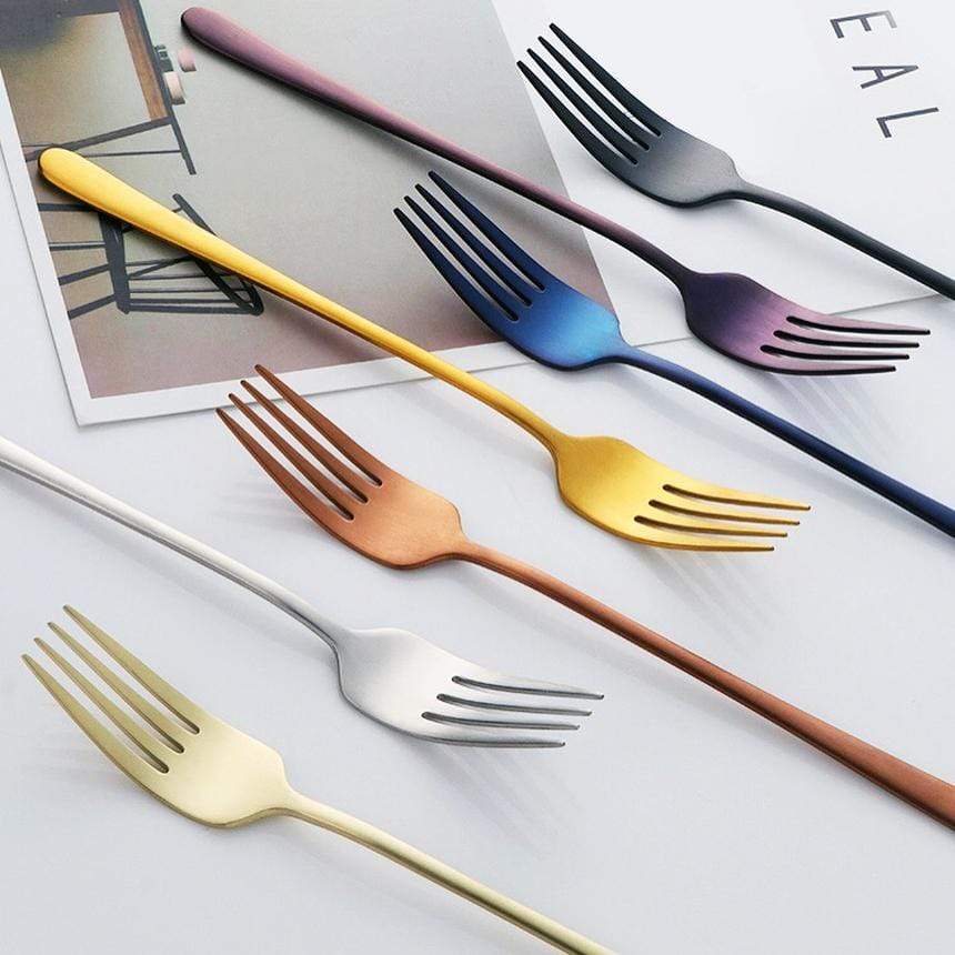 Luxurious Silver Coated Stainless Steel Dinner Fork