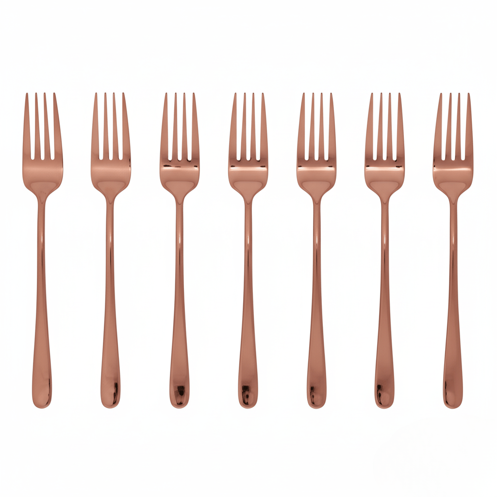 Luxurious Silver Coated Stainless Steel Dinner Fork