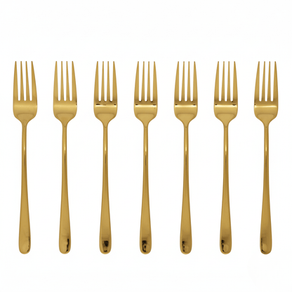 Luxurious Silver Coated Stainless Steel Dinner Fork