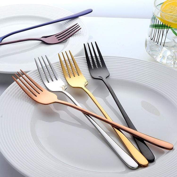 Luxurious Silver Coated Stainless Steel Dinner Fork - Fesara