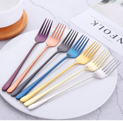 Luxurious Silver Coated Stainless Steel Dinner Fork