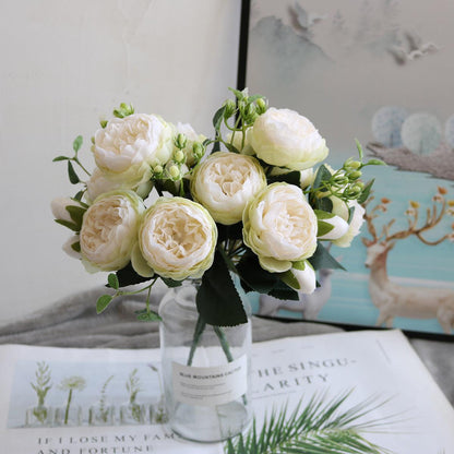 Beautiful Silk Peony Flower Arrangement