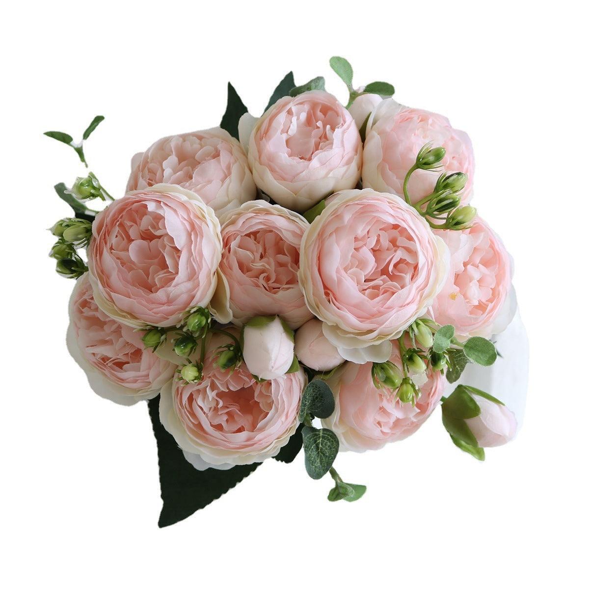 Beautiful Silk Peony Flower Arrangement
