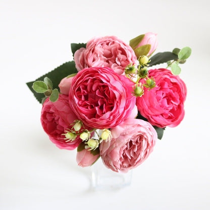 Beautiful Silk Peony Flower Arrangement