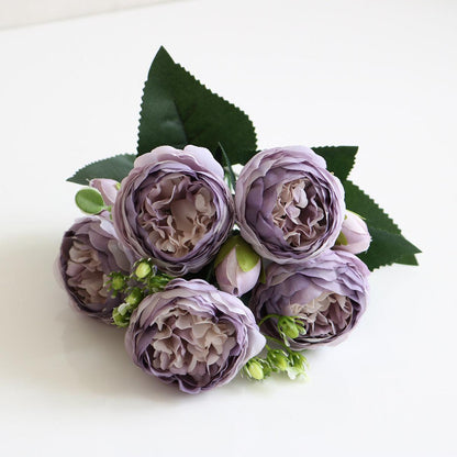 Beautiful Silk Peony Flower Arrangement