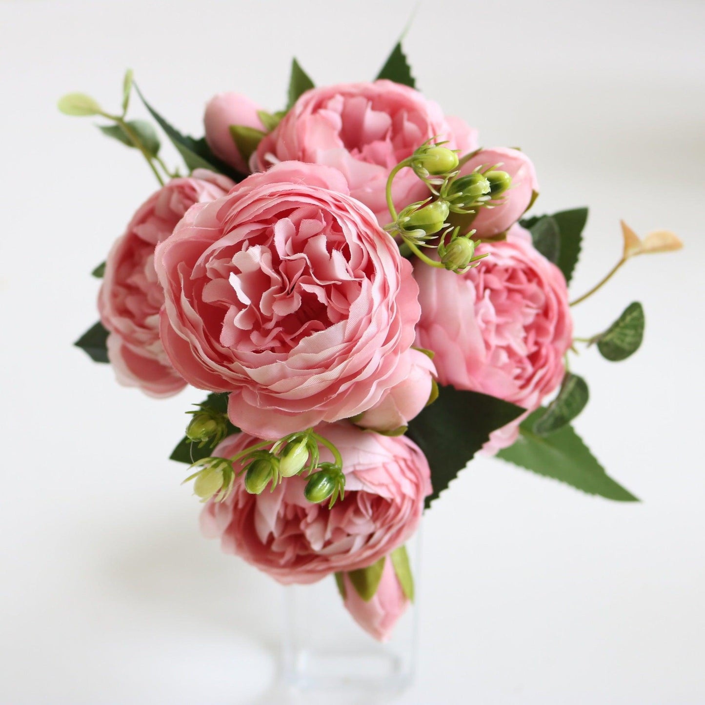 Beautiful Silk Peony Flower Arrangement