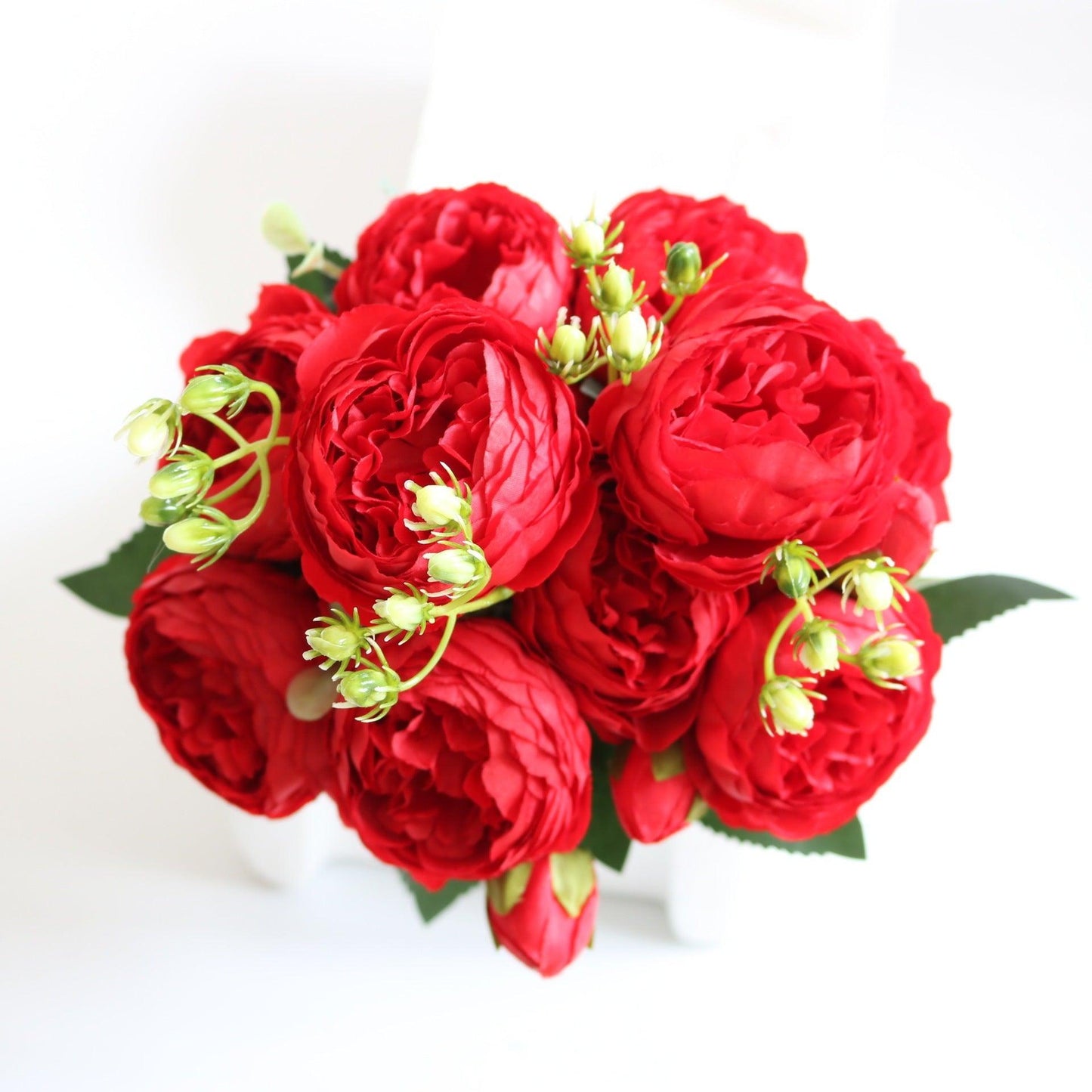 Beautiful Silk Peony Flower Arrangement
