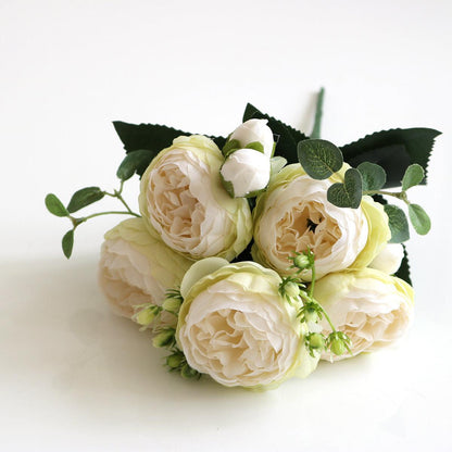 Beautiful Silk Peony Flower Arrangement