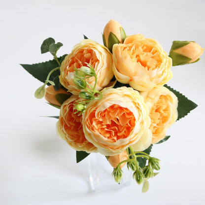 Beautiful Silk Peony Flower Arrangement