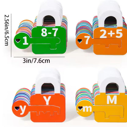 Educational Alphabet and Number Puzzle Lock Set