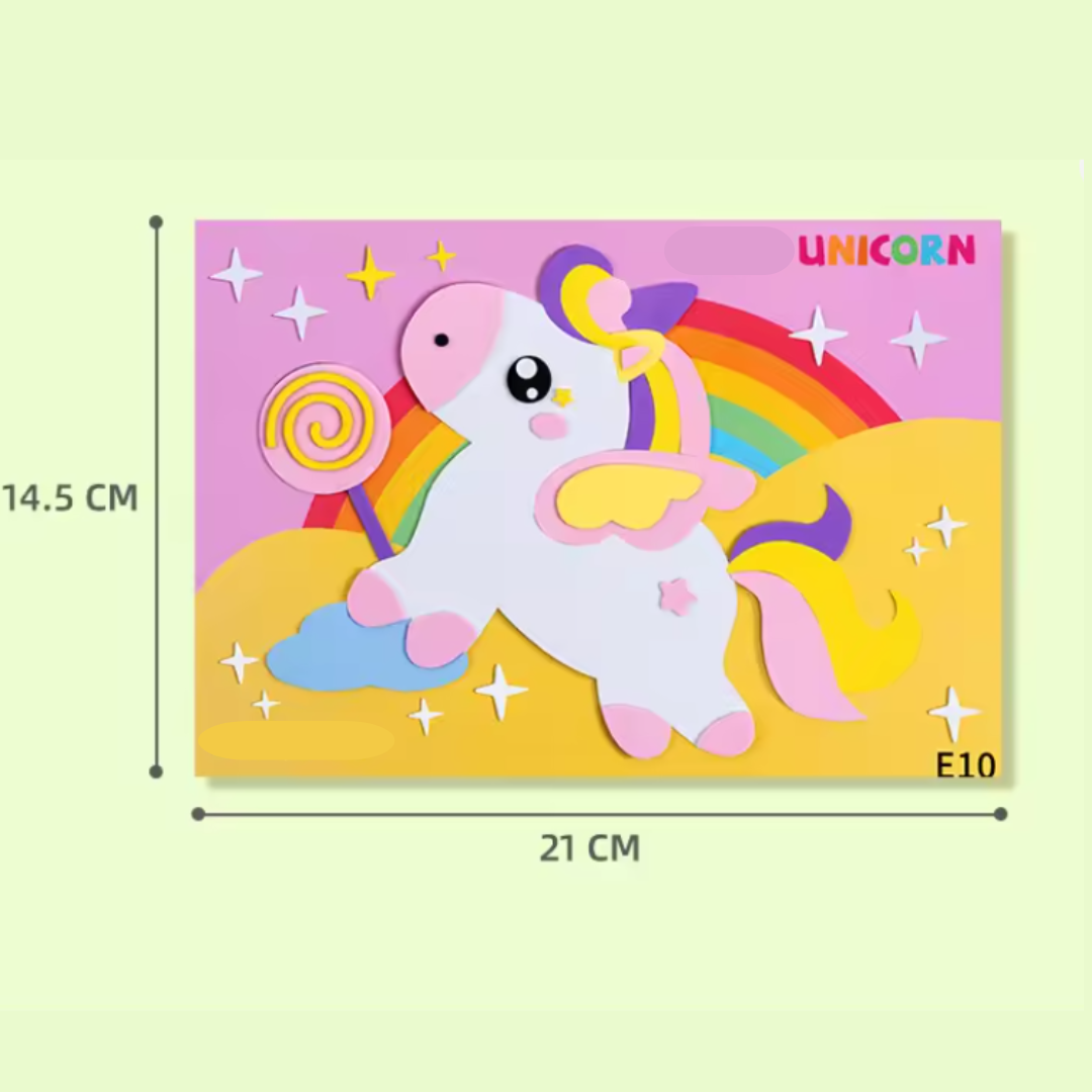 Fun DIY Sticker Art Kit for Children