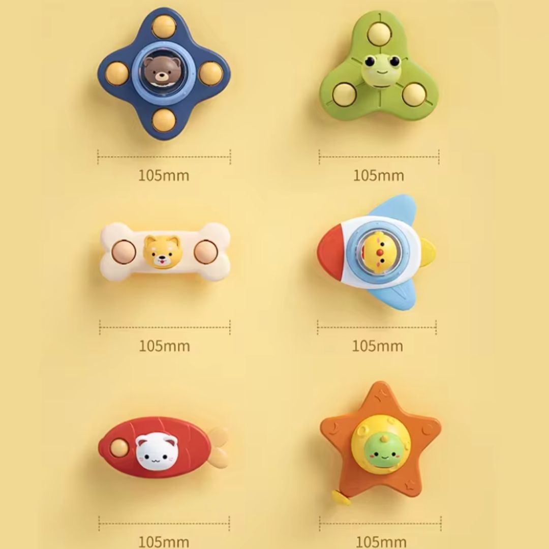 Colorful Kids Educational Spin Toy