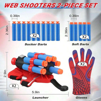 Spiderman Web Blaster Toy with Glove Launcher