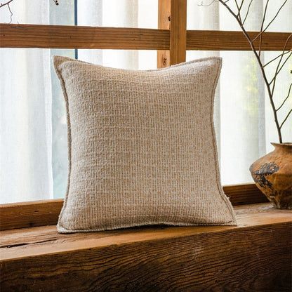 Fesara | Modern Living Room Sofa Cover | Plush Geometric Pattern Pillowcase