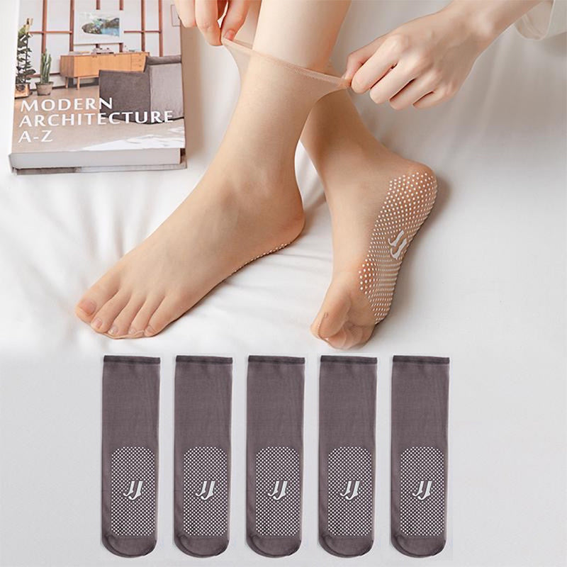 Fesara | Thin, Grip Crystal Soft Socks