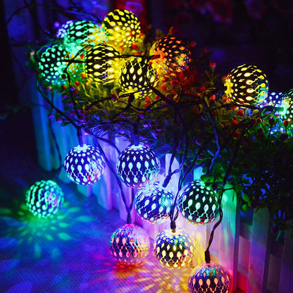 Pink Gold Metal LED Fairy Lights