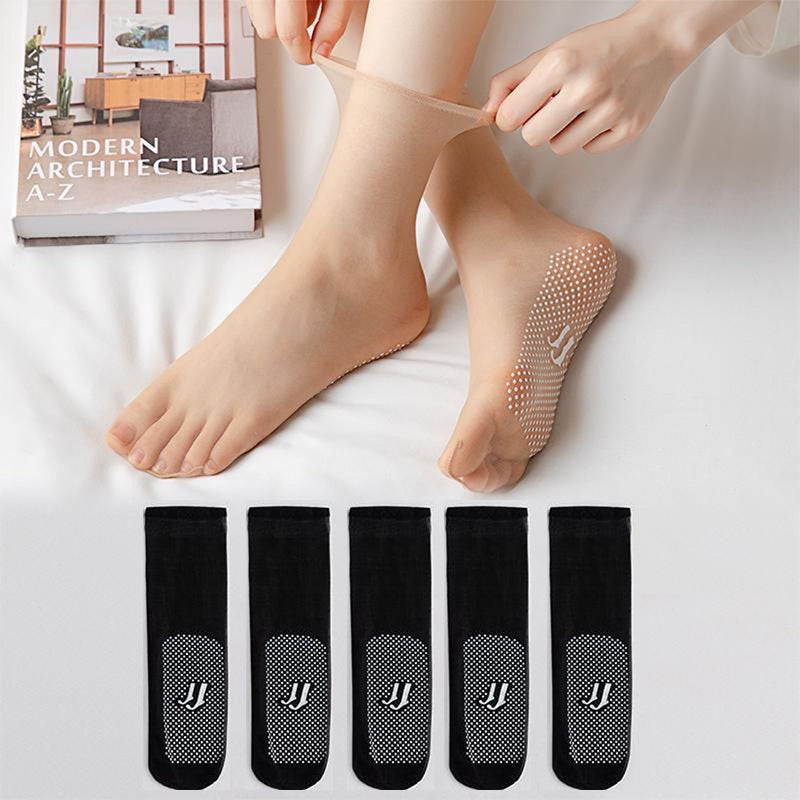 Fesara | Thin, Grip Crystal Soft Socks - Fesara