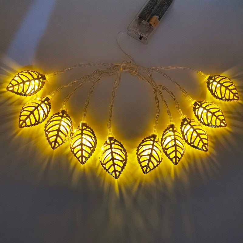 Pink Gold Metal LED Fairy Lights