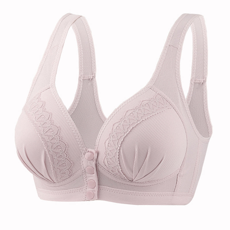 Comfortable Front Closure Soft Breathable Bra