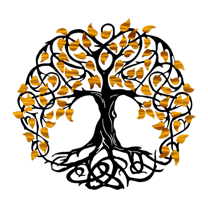 Nature Inspired Metal Tree Decoration - Fesara