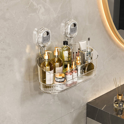 Easy Install Bathroom Suction Cup Storage Container