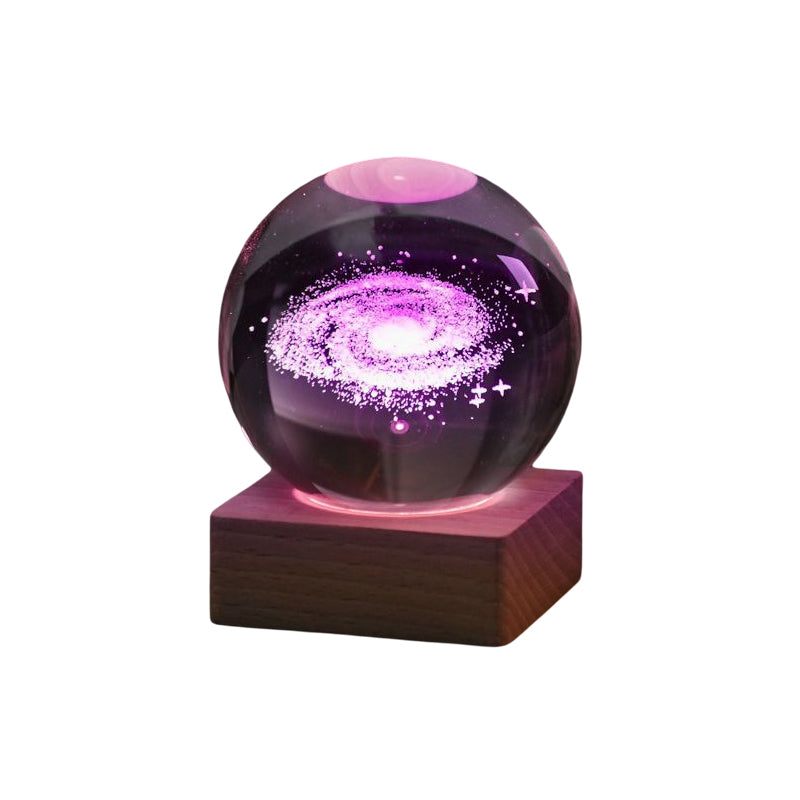 Colorful Cosmic Glass Nightlight Table Lamp - Fesara