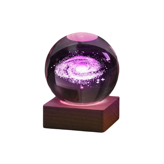 Colorful Cosmic Glass Nightlight Table Lamp - Fesara