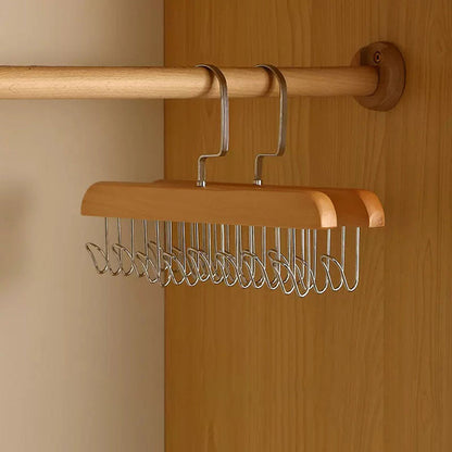 Sturdy Closet Organizer with Multiple Hooks