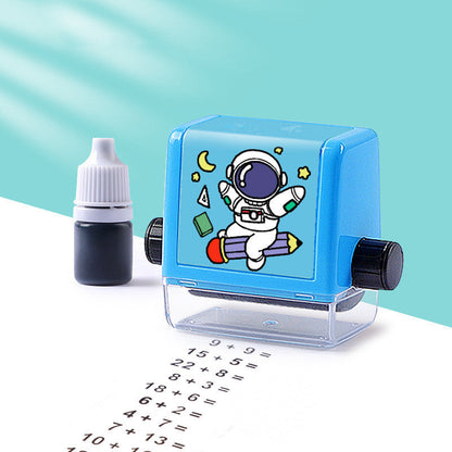 Fun Math Practice Roller Stamp