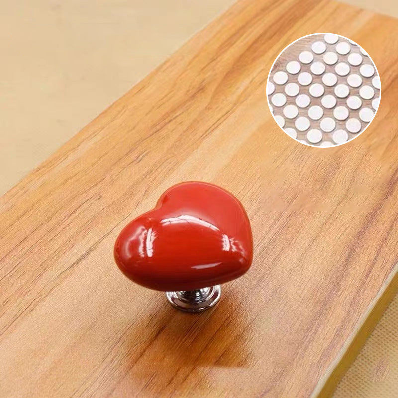 Decorative Heart Shaped Flush Button