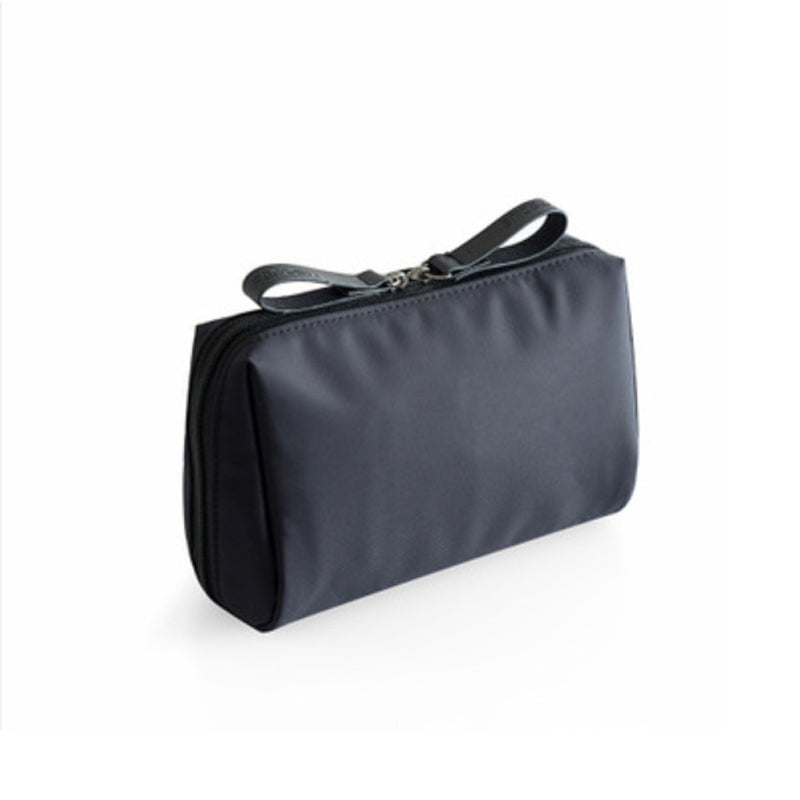 Spacious Double Zip Makeup Pouch Bag