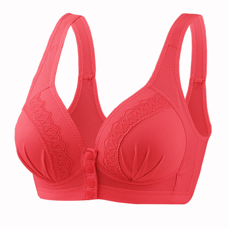 Comfortable Front Closure Soft Breathable Bra