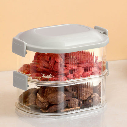 Spice Organizer Container with Stackable Layers
