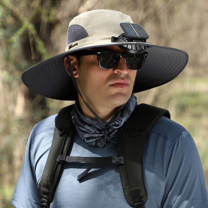 Waterproof Rechargeable Outdoor Fishing Cap Fan
