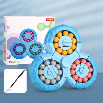Cool 2-in-1 Rotating Puzzle Cube
