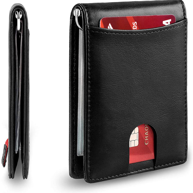 Authentic Leather RFID Blocking Card Wallet