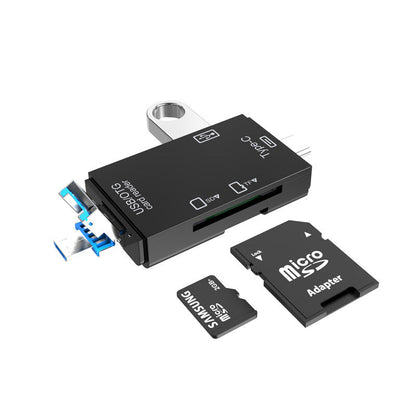 Multi-Function 6-in-1 USB Card Reader