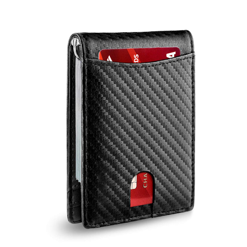 Authentic Leather RFID Blocking Card Wallet - Fesara