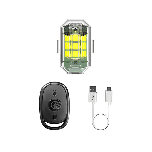 Bright LED Bike Tail Light - Rechargeable Wireless Brake Signal - Fesara
