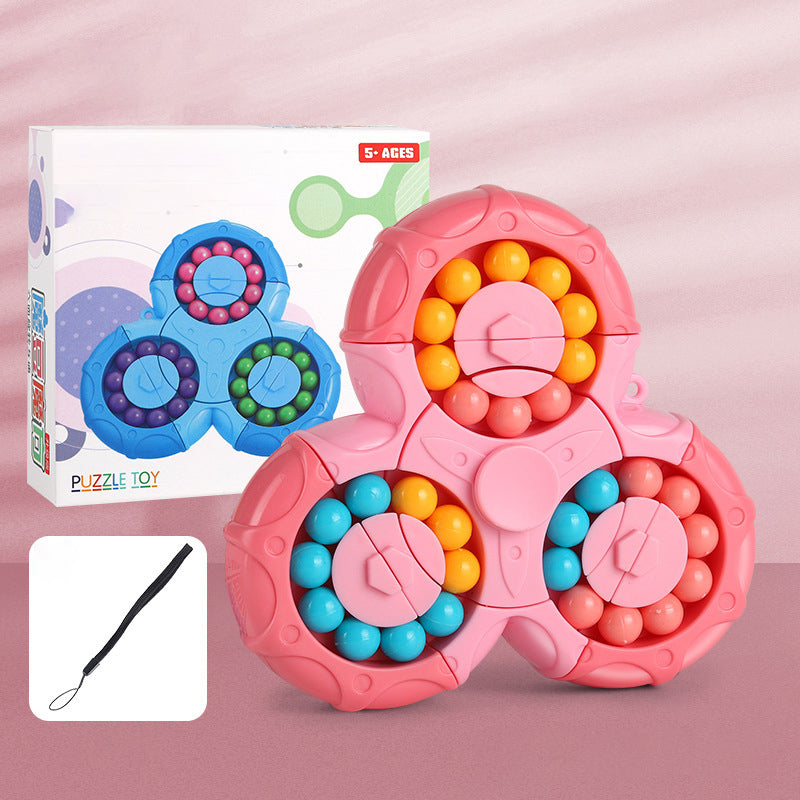 Cool 2-in-1 Rotating Puzzle Cube - Fesara