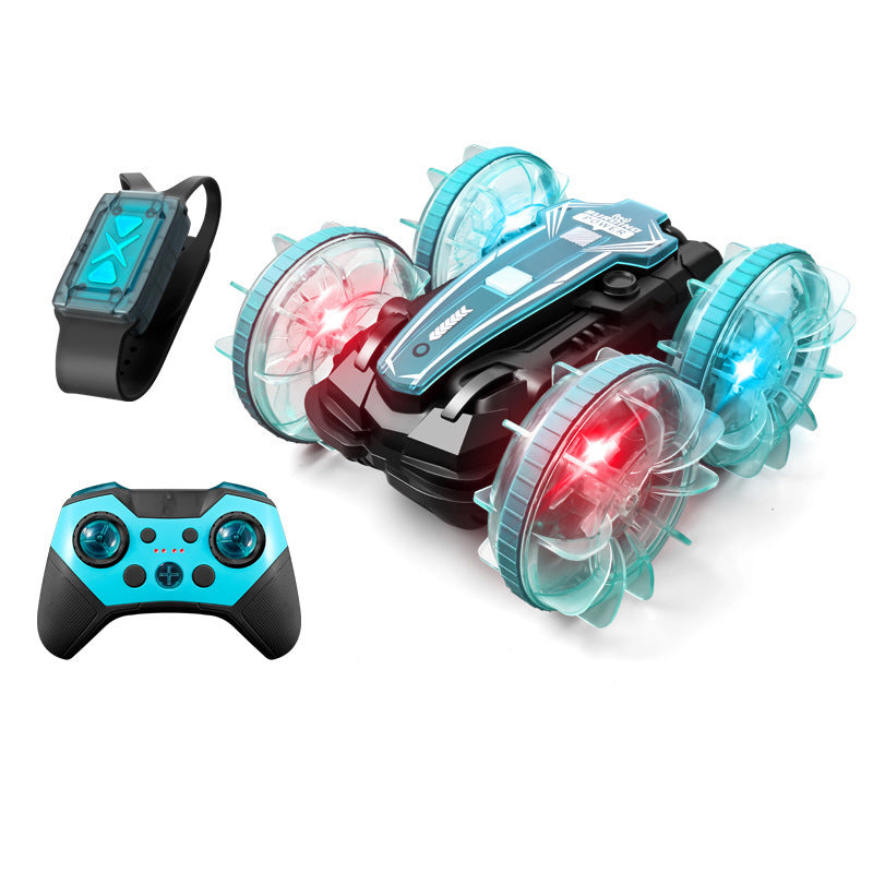 Fast RC Amphibious Stunt Car with Dual Remotes - Fesara