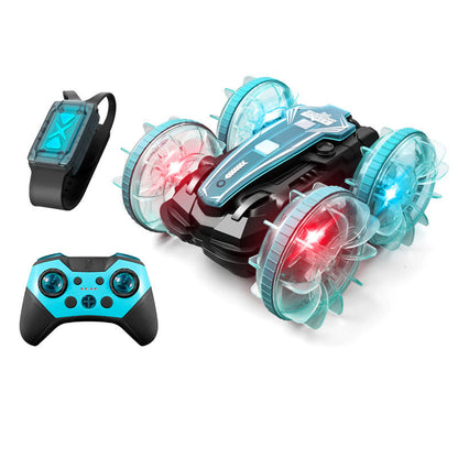 Fast RC Amphibious Stunt Car with Dual Remotes - Fesara