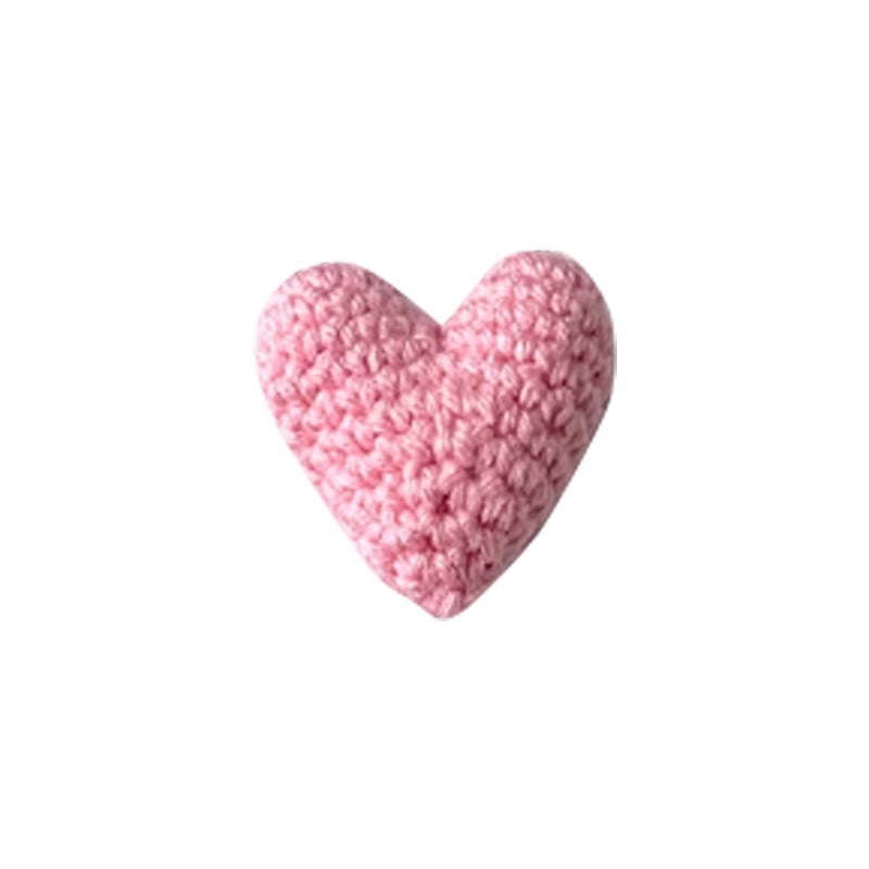 Handmade Crochet Heart Shaped Bag