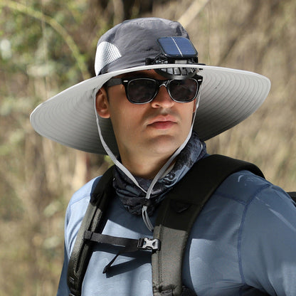 Waterproof Rechargeable Outdoor Fishing Cap Fan