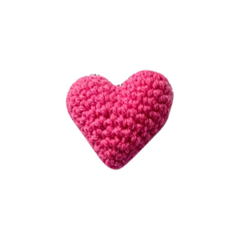 Handmade Crochet Heart Shaped Bag - Fesara